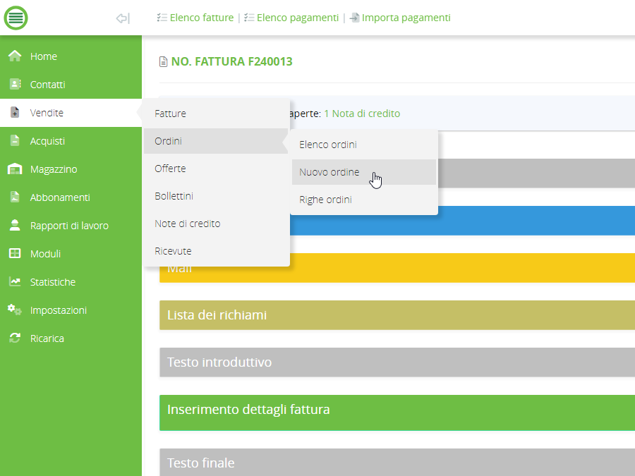 TotalGest - Da una offerta ad una fattura