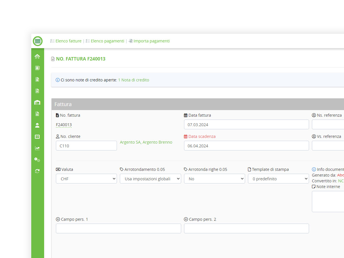 TotalGest - Da una offerta ad una fattura